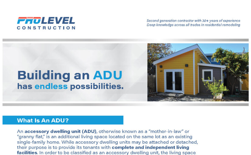 Building an ADU has endless possibilities